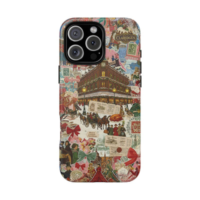 Aesthetic Tough London Coquette Collage Premium Phone Case - For iPhone 17 Pro Max iPhone 16 Pro iPhone 15 Iphone 14 Plus 13 Pro 12 11 10 XR - Studio40ParkLane