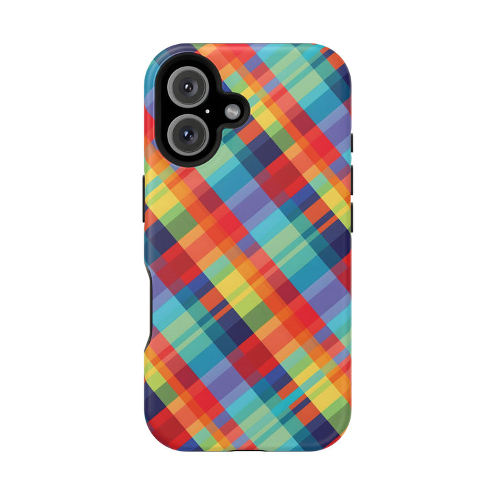 Checkered Plaid Magsafe Gift for Her Cute Phone Case for Iphone, | iPhone 16 | iPhone 15 Pro Max, Iphone 14 Pro Max, 13 12 11 10 9 8 7 - Studio40ParkLane
