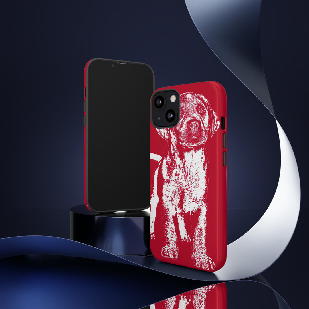 Cute IPhone Case | iPhone 15 Case | iPhone 15 Pro Max Case, Iphone 14 Case, Iphone 14 Pro Max Case IPhone Case for Dog Lovers, Puppy Dog Red - Studio40ParkLane