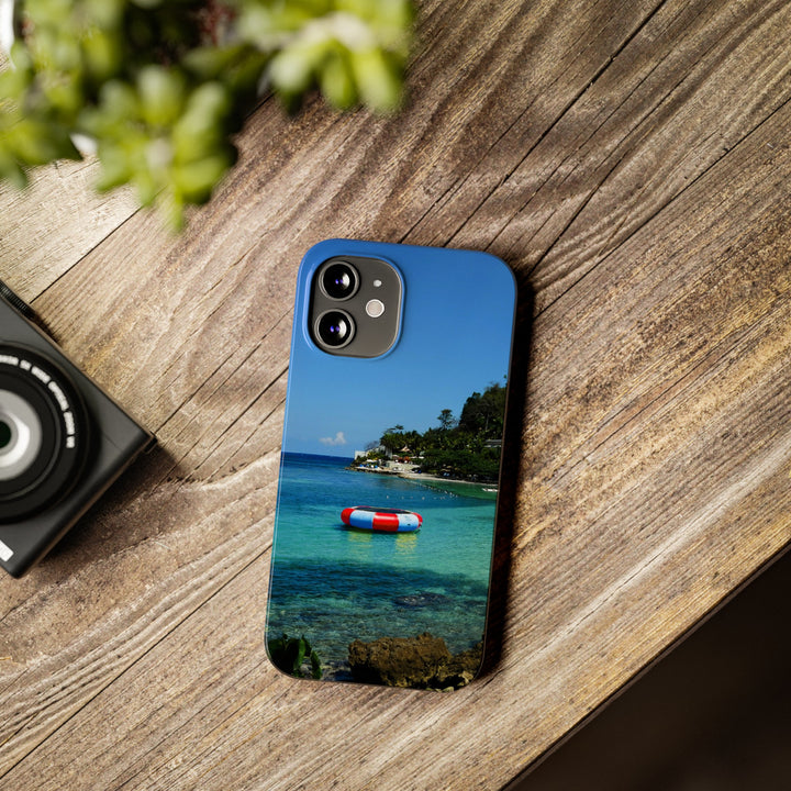 Slim Cute Phone Cases for Iphone - | iPhone 15 Case | iPhone 15 Pro Max Case, Iphone 14 Case, Iphone 14 Pro Max, Iphone 13, Summer Jamaica Beach - Studio40ParkLane