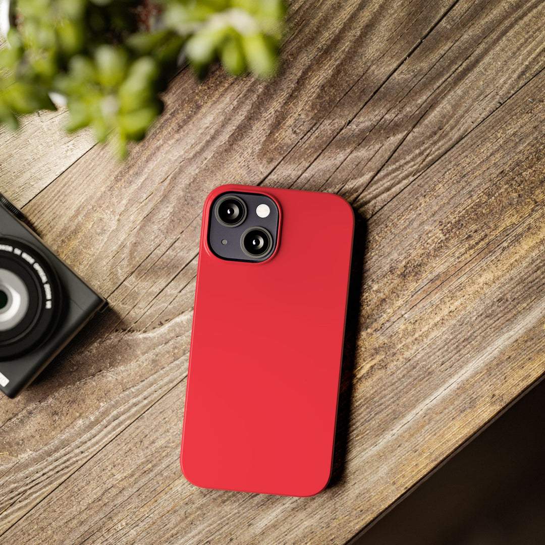 Slim Red Rouge Gift for Her Aesthetic Cute Phone Case for Iphone 16 - | iPhone 15 Pro Max Case | iPhone 14 Case 13 12 11 10 9 8 7 - Studio40ParkLane