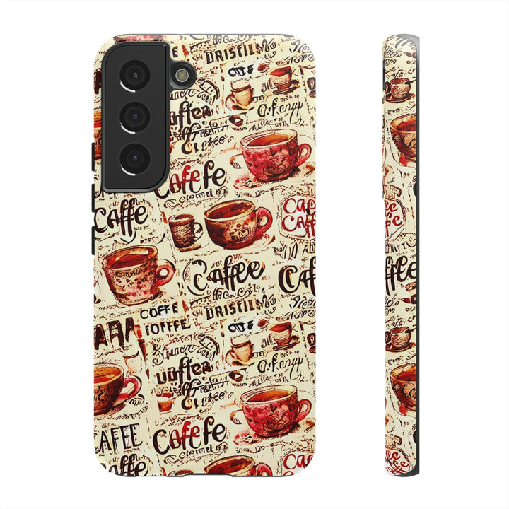 Cute Samsung Phone Case | Aesthetic Samsung Phone Case | Galaxy S23, S22, S21, S20 | Paris Coffee Cup, Protective Phone Case - Studio40ParkLane