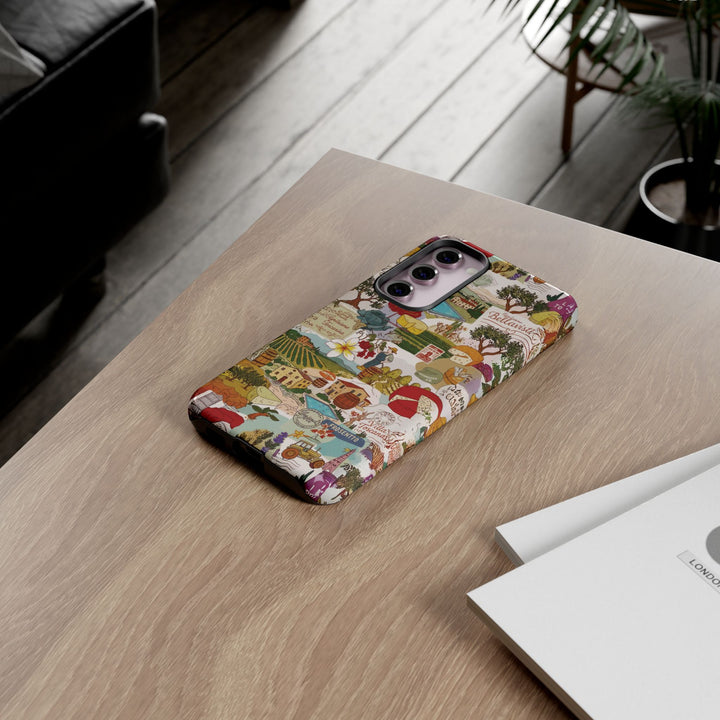 Italy Tuscany Coquette Collage Tough Premium Phone Case - For iPhone 17 Pro Max iPhone 16 Pro iPhone 15 Iphone 14 Plus 13 Pro 12 11 10 XR - Studio40ParkLane