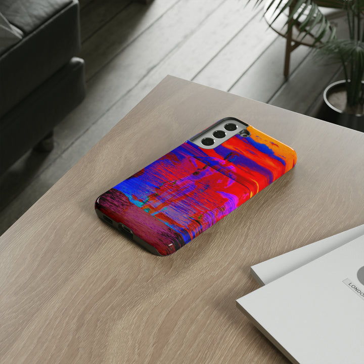 Cute Samsung Phone Case | Aesthetic Samsung Phone Case | Dance Sunset Colorful | Galaxy S23, S22, S21, S20 | Luxury Double Layer | Cool - Studio40ParkLane