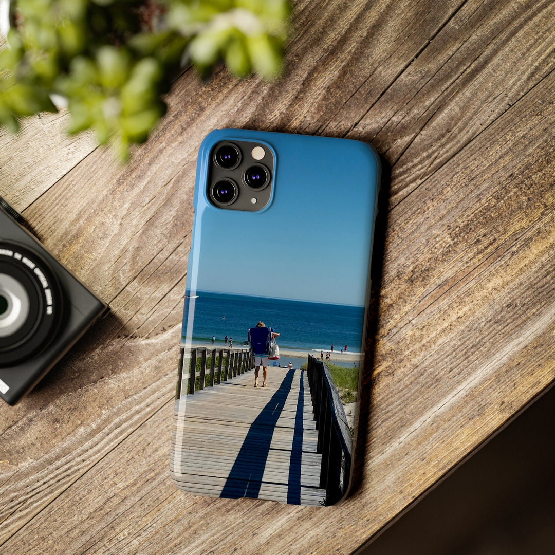 Slim Cute Phone Cases for Iphone - | iPhone 15 Case | iPhone 15 Pro Max Case, Iphone 14 Case, Iphone 14 Pro Max, Iphone 13, Summer Beach Walk - Studio40ParkLane