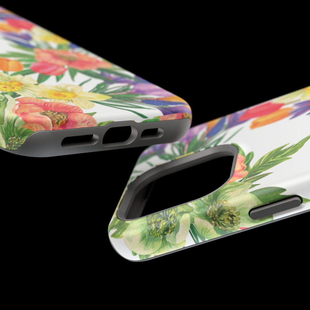 Spring Flowers Magsafe Cute Phone Case for Iphone Gift for Her, iPhone 16 Case iPhone 15 Pro Max Case, Iphone 14, Iphone 14 Pro Max, 13, 12 - Studio40ParkLane