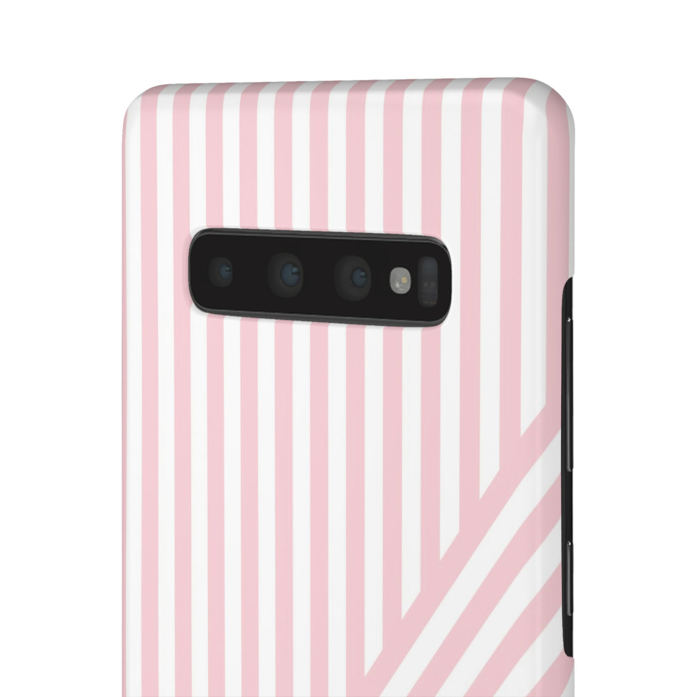 Aesthetic Sweet Pink Stripes Cute Phone Case Sleek Snap - For iPhone 17 Pro Max iPhone 16 Pro iPhone 15 Iphone 14 Plus 13 Pro 12 11 10 Gift