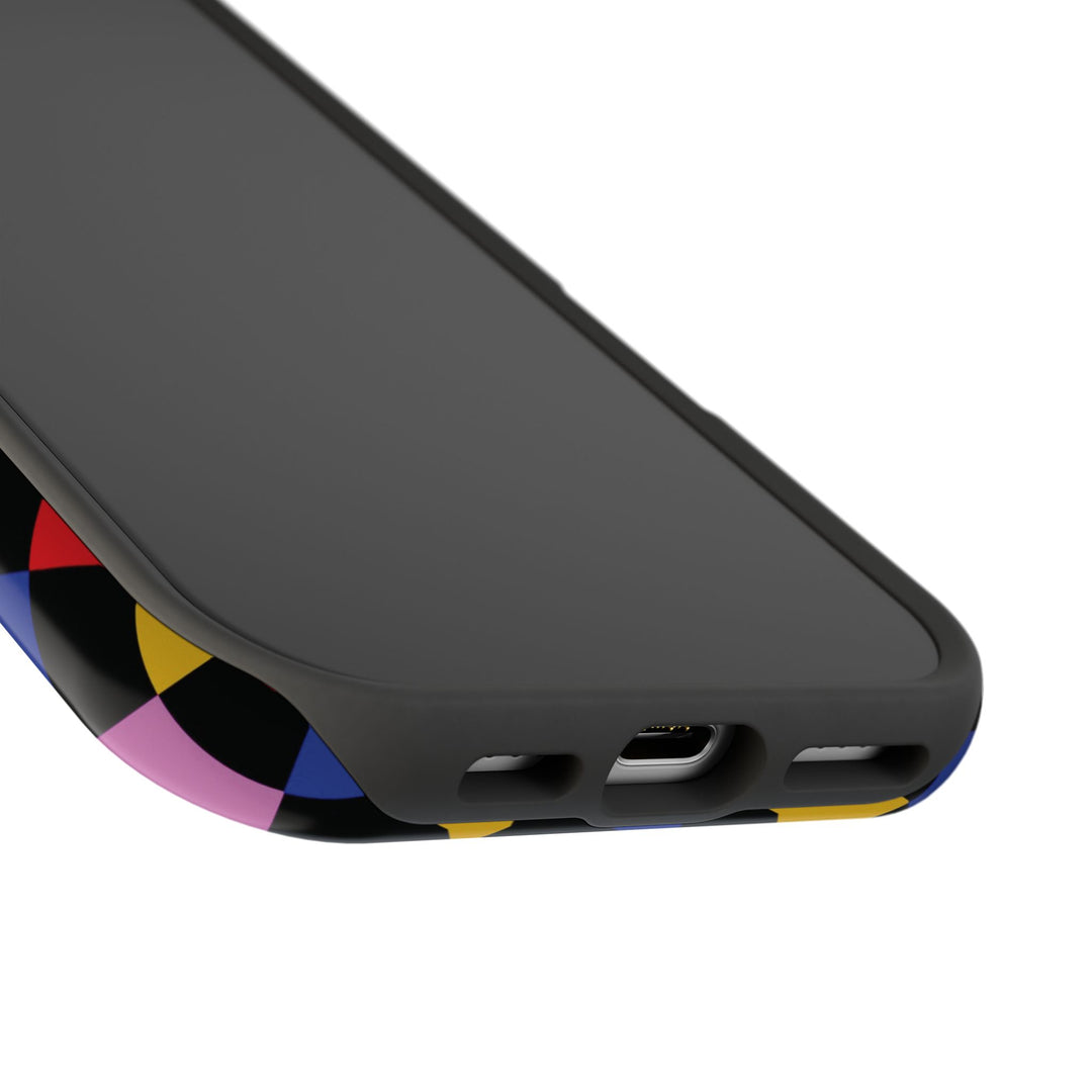 Aesthetic Colorful Checkerboard Tough Magsafe Phone Case - For iPhone 17 Pro Max iPhone 16 Pro iPhone 15 Iphone 14 Plus 13 Pro 12 11 Gift - Studio40ParkLane