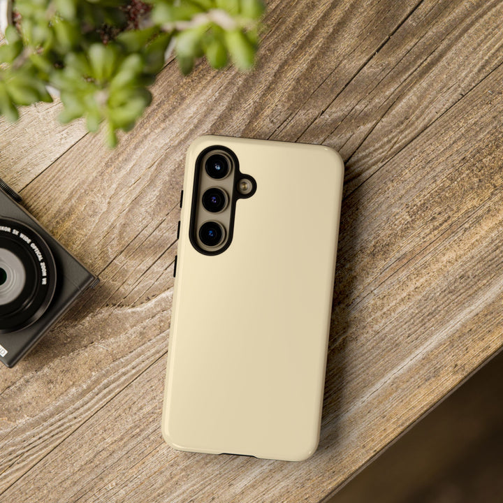 Premium Tough Pale Yellow Gift for Her Cute Phone Cases for Samsung S25 S24, S23, S22, S21, Iphone, 16, 15, 14, 13 Pro Max Ultra - Studio40ParkLane