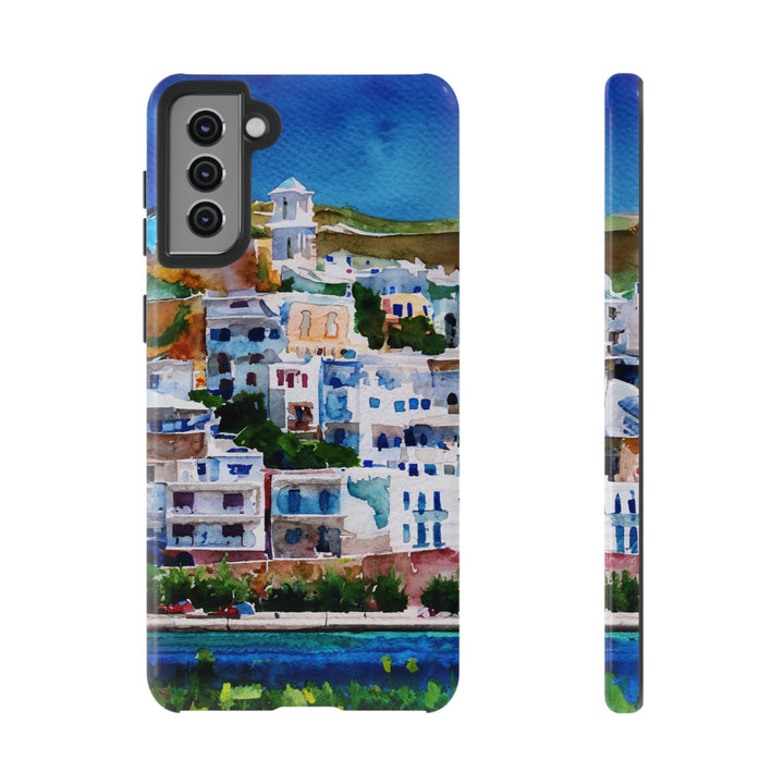 Impact Resistant, Greece House, Cute Phone Cases for Samsung S24, S23, S22, S21, IPhone 15 pro Iphone 14 pro Iphone 13 IPhone 12 Iphone 11 - Studio40ParkLane