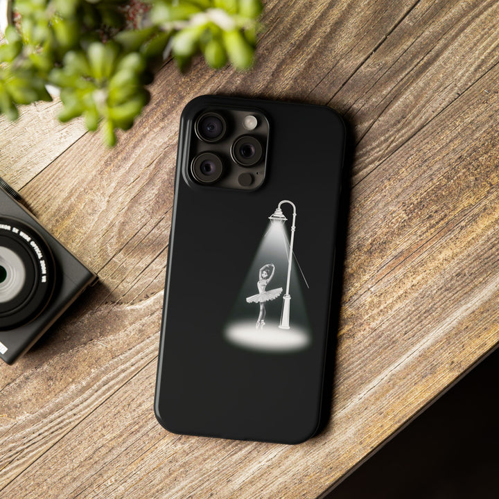 Slim Ballet Dancer Spotlight Gift for Her Cute Phone Cases for Iphone 16 Pro Max | iPhone 15 Case | iPhone 15 Pro Max Case, Iphone 14, 13, 12, 11, 10, 8, 7 - Studio40ParkLane