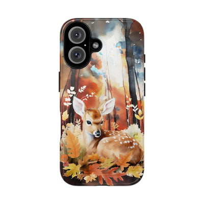 Autumn Fall Deer Forest Gift for Her Cute Phone Case for, Samsung Galaxy S24, S23, S22, S21, IPhone 16 Case | Iphone 15, Iphone 14, IPhone 13 Case