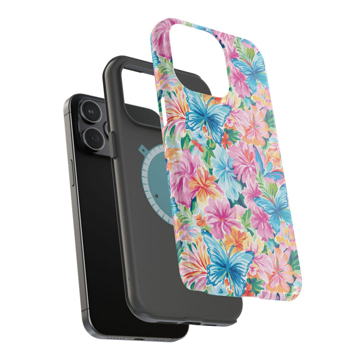 Butterflies Flowers Magsafe Cute Phone Case for Iphone Gift for Her, iPhone 16 Case iPhone 15 Pro Max Case, Iphone 14, Iphone 14 Pro Max, 13, 12 - Studio40ParkLane