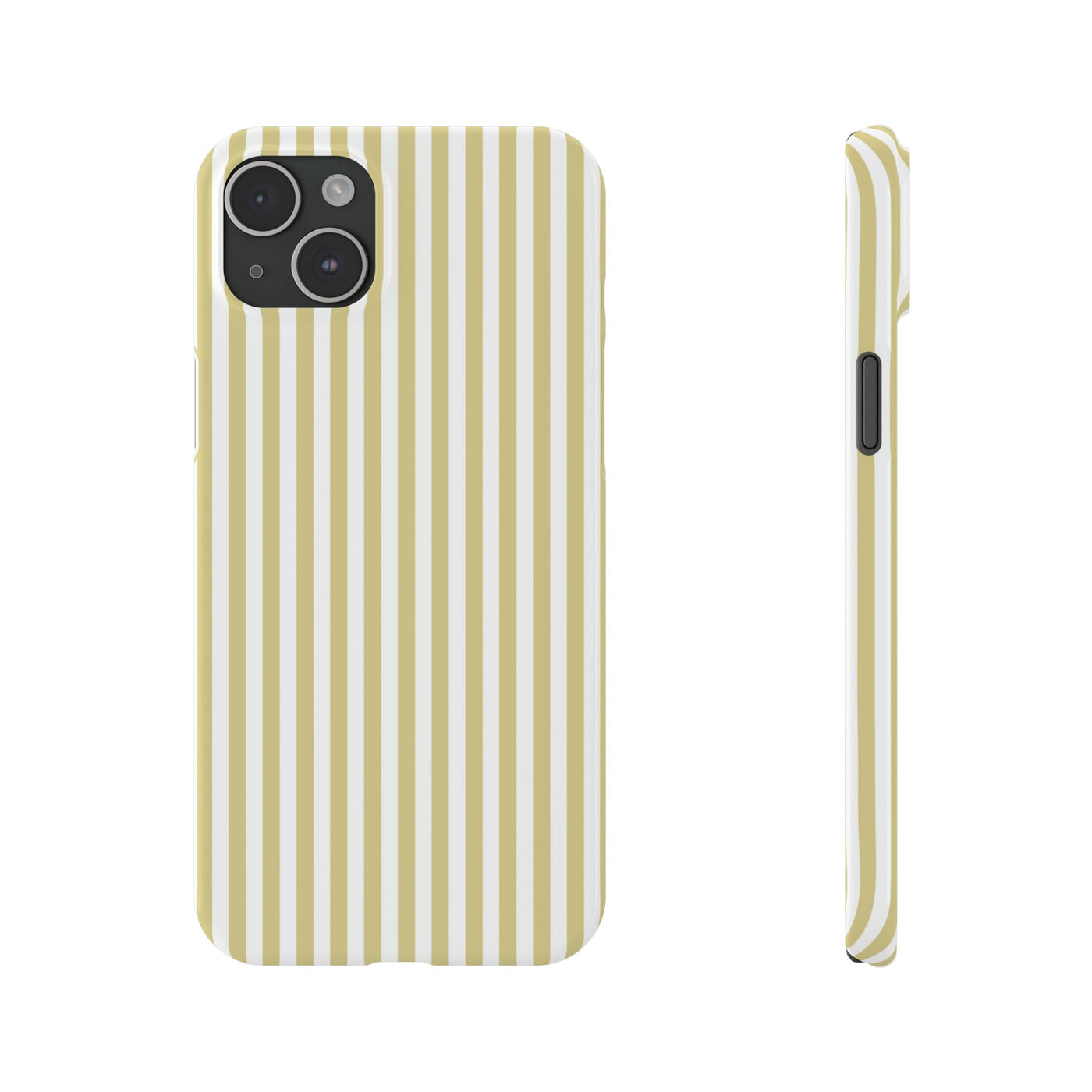 Slim Soft Yellow Striped Cute Phone Case for Iphone 16 - | iPhone 15 Pro Max Case | iPhone 14 Case Iphone 13 12 11 10 9 8 7 XS Gift for Her - Studio40ParkLane