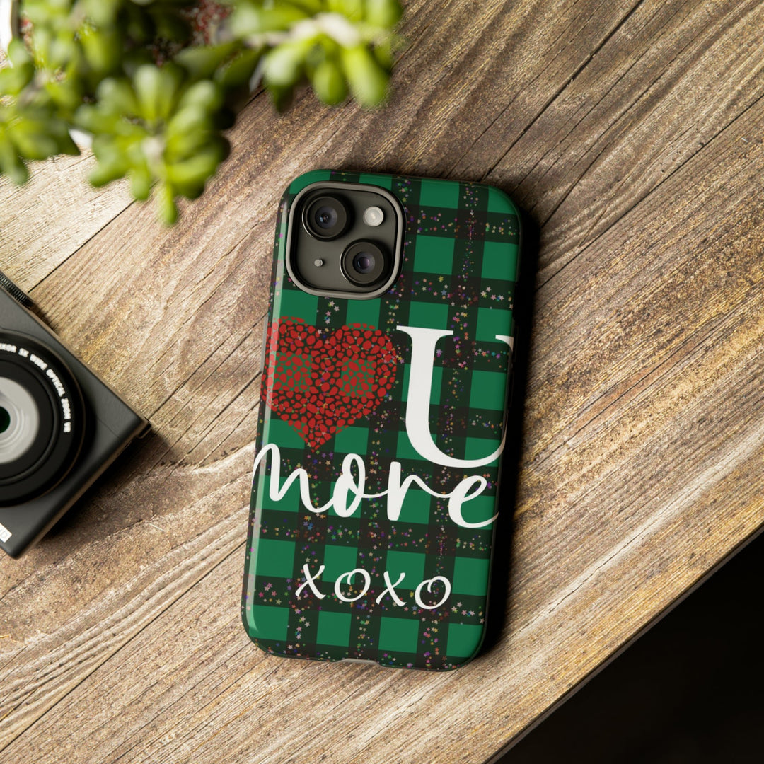 Cute IPhone Case | iPhone 15 Case | iPhone 15 Pro Max Case, Iphone 14 Case, Iphone 14 Pro Max Case IPhone Case for Art Lovers, Love You Green - Studio40ParkLane