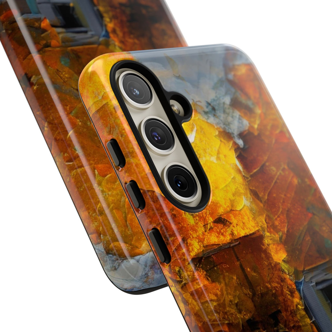Impact Resistant, Fall Leaves Oil Painting, Cute Phone Cases for Samsung S24, S23, S22, S21, IPhone 15 pro Iphone 14 pro Iphone 13 IPhone 12 Iphone 11 - Studio40ParkLane
