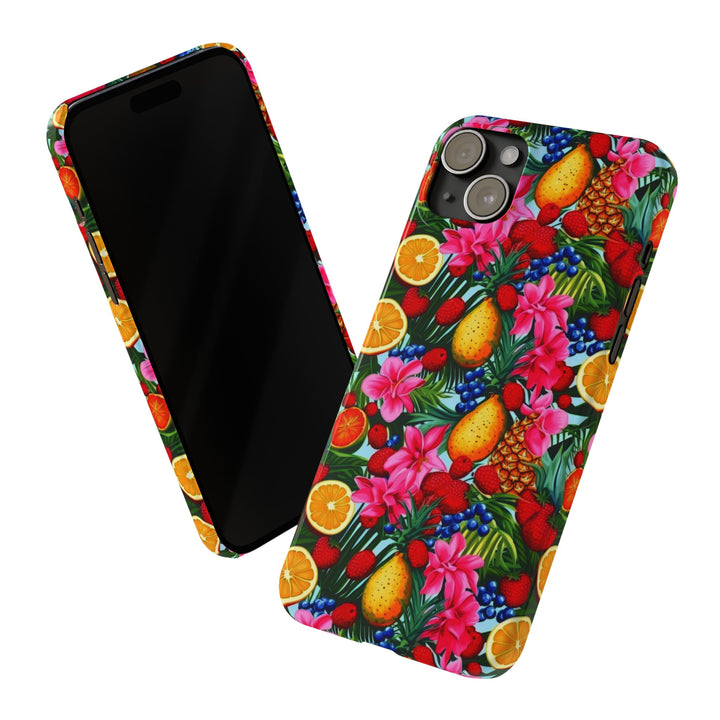Slim Cute Phone Cases for Iphone - | iPhone 15 Case | iPhone 15 Pro Max Case, Iphone 14 Case, Iphone 14 Pro Max, Iphone 13, Summer Mixed Fruit - Studio40ParkLane