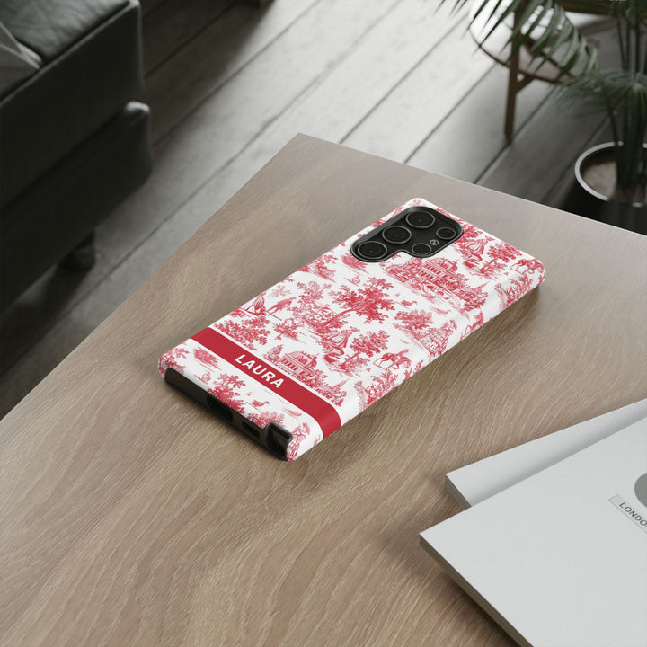 Premium Tough Personalized Initial Custom Gift Cute Phone Cases for Samsung Galaxy S24, S23, S22, S21 Plus, Ultra, Iphone 16, 15, 14 Pro Max - Studio40ParkLane