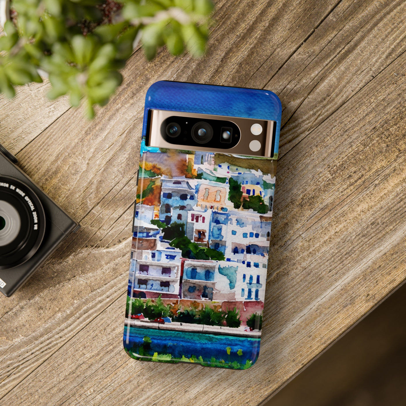 Impact Resistant, Greece House, Cute Phone Cases for Samsung S24, S23, S22, S21, IPhone 15 pro Iphone 14 pro Iphone 13 IPhone 12 Iphone 11