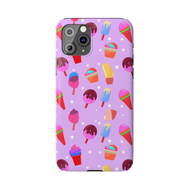 Slim Cute Phone Cases for Iphone - | iPhone 15 Case | iPhone 15 Pro Max Case, Iphone 14 Case, Iphone 14 Pro Max, Iphone 13, Summer Ice - cream Pink - Studio40ParkLane