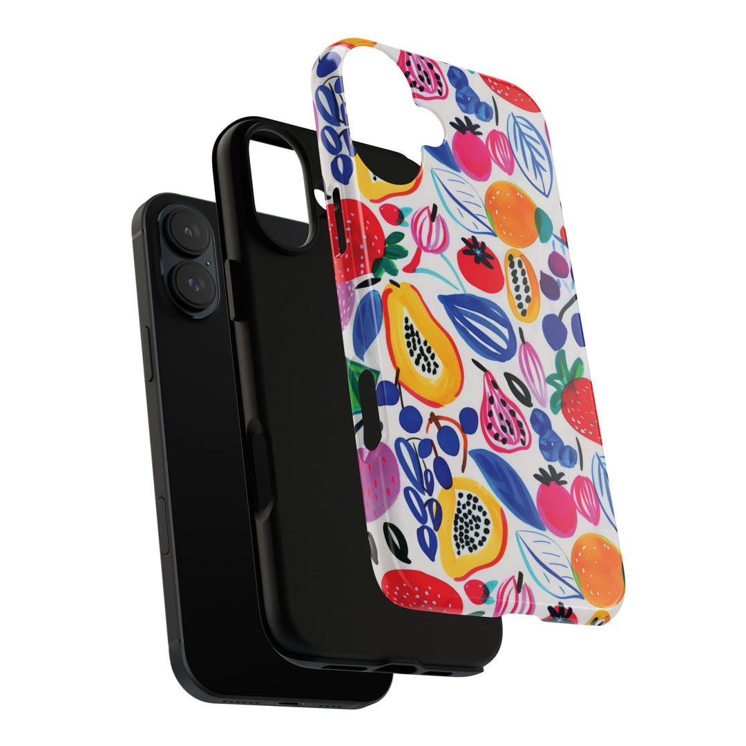 Premium Tough Summer Fruit Collage Gift for Her Cute Phone Cases for Samsung and Iphone, 16, 15, 14, S24, S23, S22, S21, S20, Plus, Ultra, Pro - Studio40ParkLane
