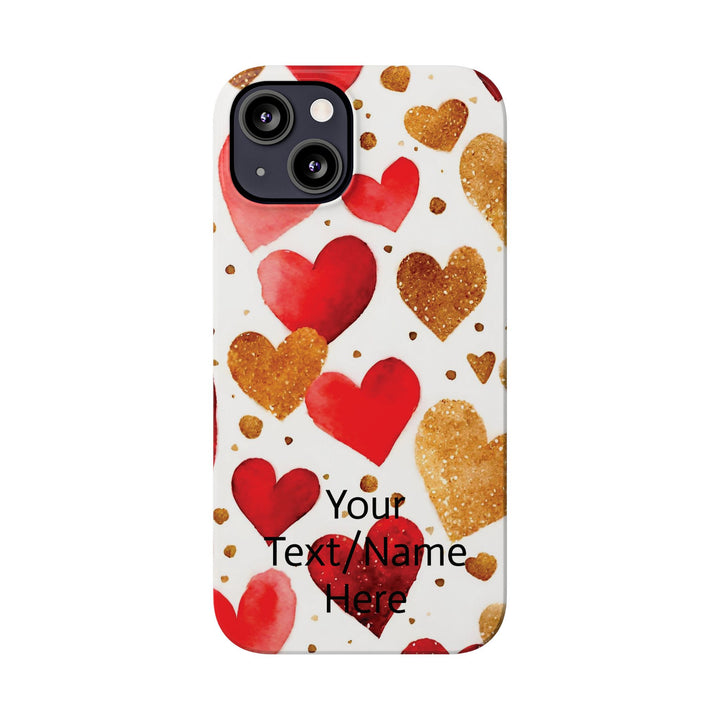 Slim Custom Personalized Valentine Love Gift for Her Cute Phone Cases for Iphone 16 Pro Max | iPhone 15 Case | iPhone 15 Pro Max Case, Iphone 14 - Studio40ParkLane