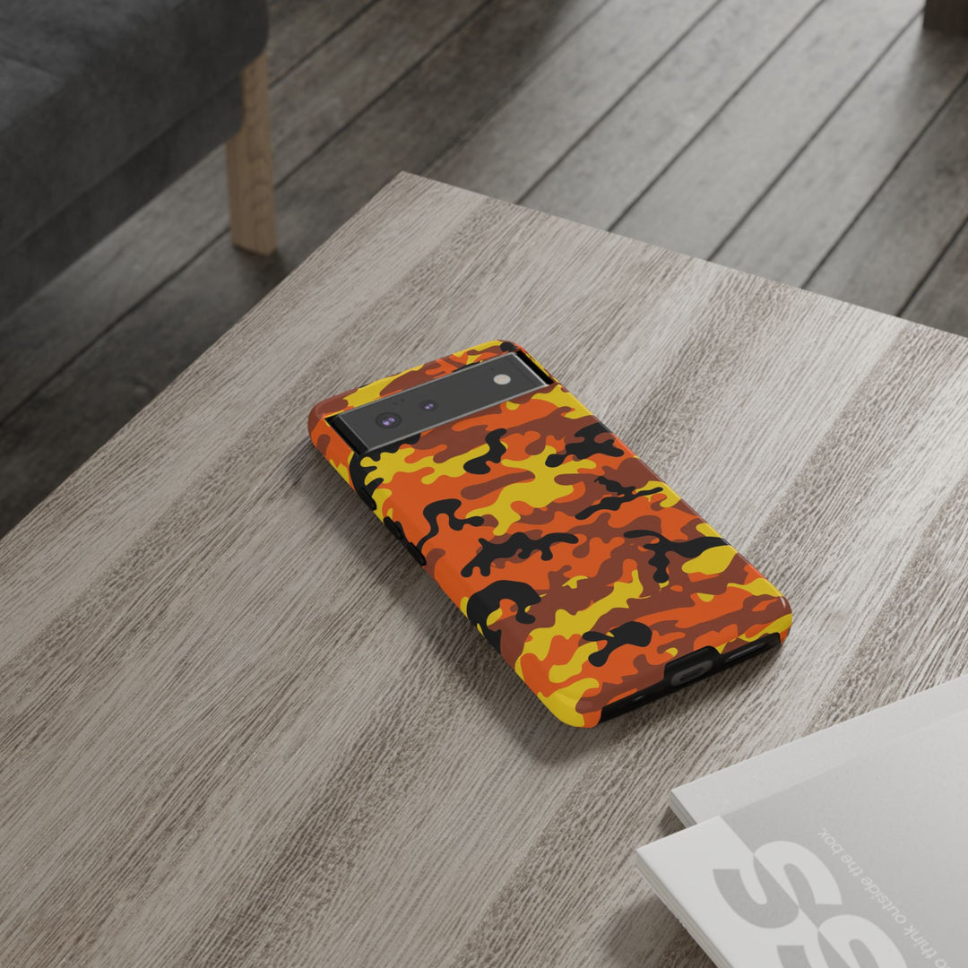 Impact Resistant, Fall camo Camouflage, Cute Phone Cases for Samsung S24, S23, S22, S21, IPhone 15 pro Iphone 14 pro Iphone 13 IPhone 12 Iphone 11 - Studio40ParkLane