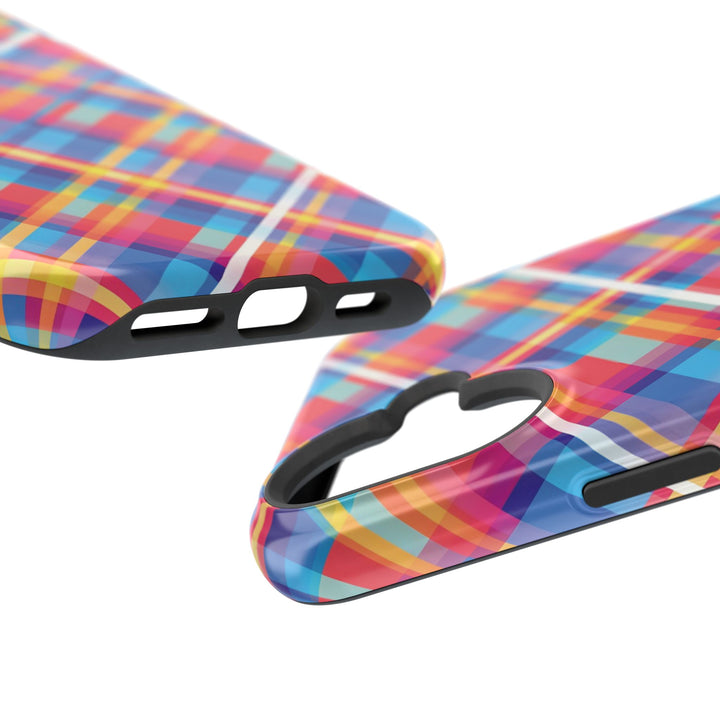 Checkered Plaid Magsafe Gift for Her Cute Phone Case for Iphone, | iPhone 16 | iPhone 15 Pro Max, Iphone 14 Pro Max, 13 12 11 10 9 8 7 - Studio40ParkLane