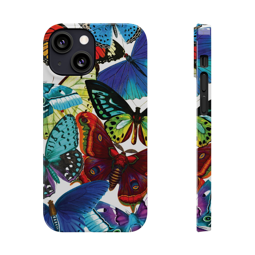 Slim Bright Butterflies Gift for Her Cute Phone Cases for Iphone 16 Pro Max | iPhone 15 Case | iPhone 15 Pro Max Case, Iphone 14, Iphone 14 Pro Max, Iphone 13 12 11 8 7 - Studio40ParkLane