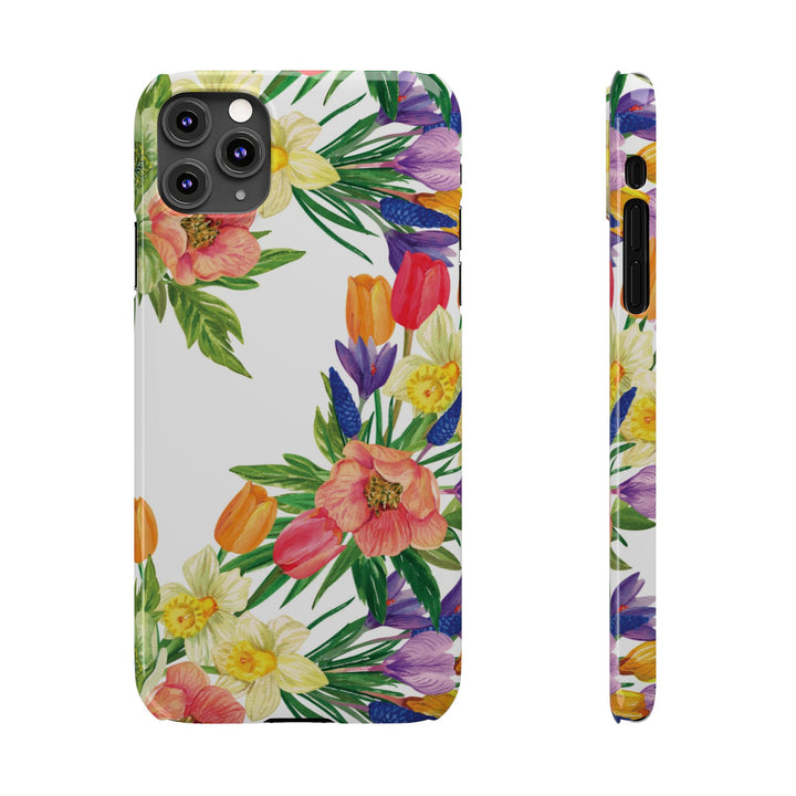 Slim Spring Flowers Gift for Her Cute Phone Cases for Iphone 16 Pro Max | iPhone 15 Case | iPhone 15 Pro Max Case, Iphone 14, 13, 12, 11, 10, 8, 7 - Studio40ParkLane