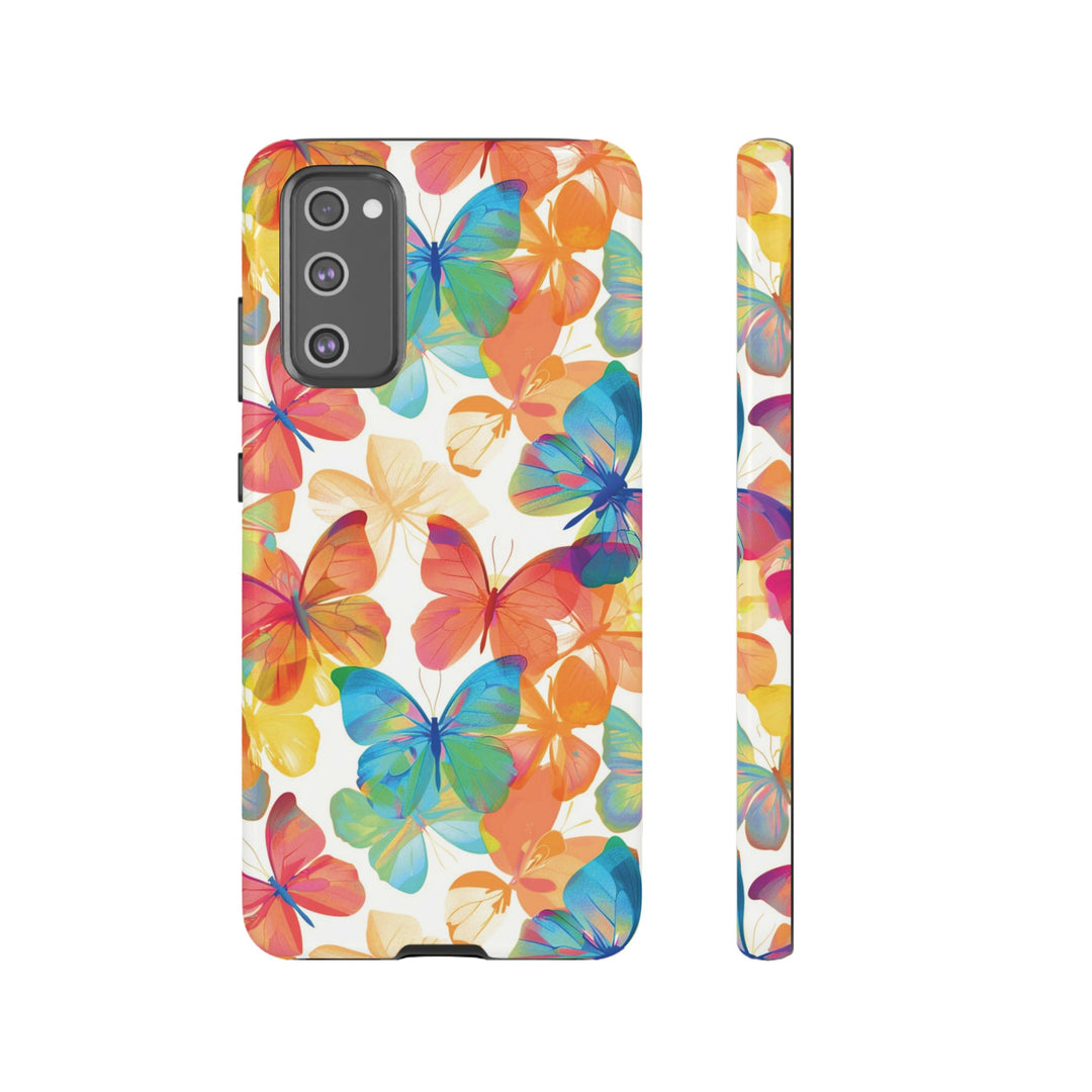 Cute Samsung Case | Cool Iphone Case | Summer Bright Butterflies, Samsung S24, S23, S22, S21, IPhone 15 Case | Iphone 14 Case, Iphone 13 Case - Studio40ParkLane