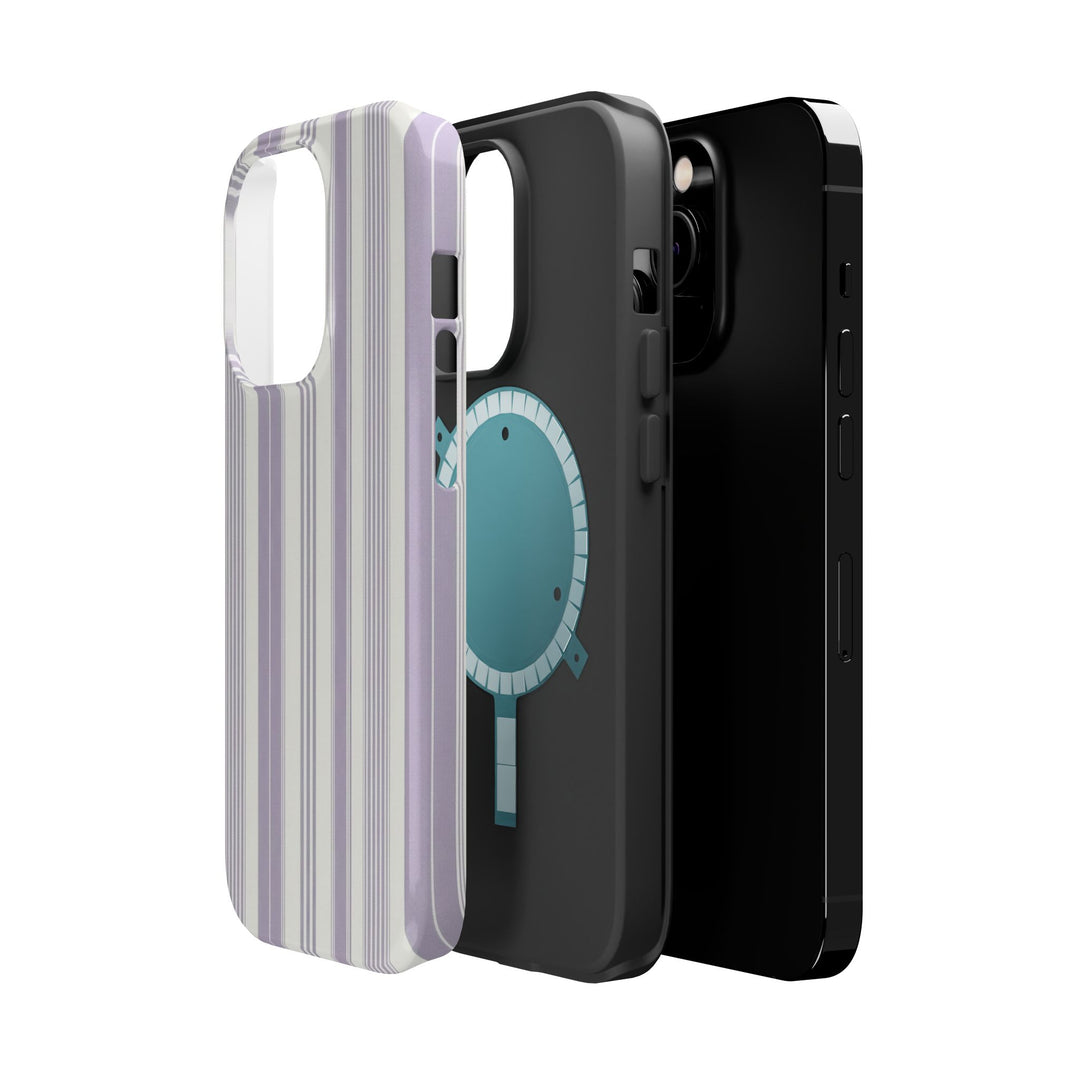 MagSafe Cute Phone Case, Coastal Striped Phone Case for iPhone 17 16 15 14 13 12 Pro Max, Samsung S25 S24 S23 Ultra case