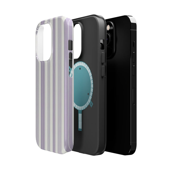 MagSafe Cute Phone Case, Coastal Striped Phone Case for iPhone 17 16 15 14 13 12 Pro Max, Samsung S25 S24 S23 Ultra case