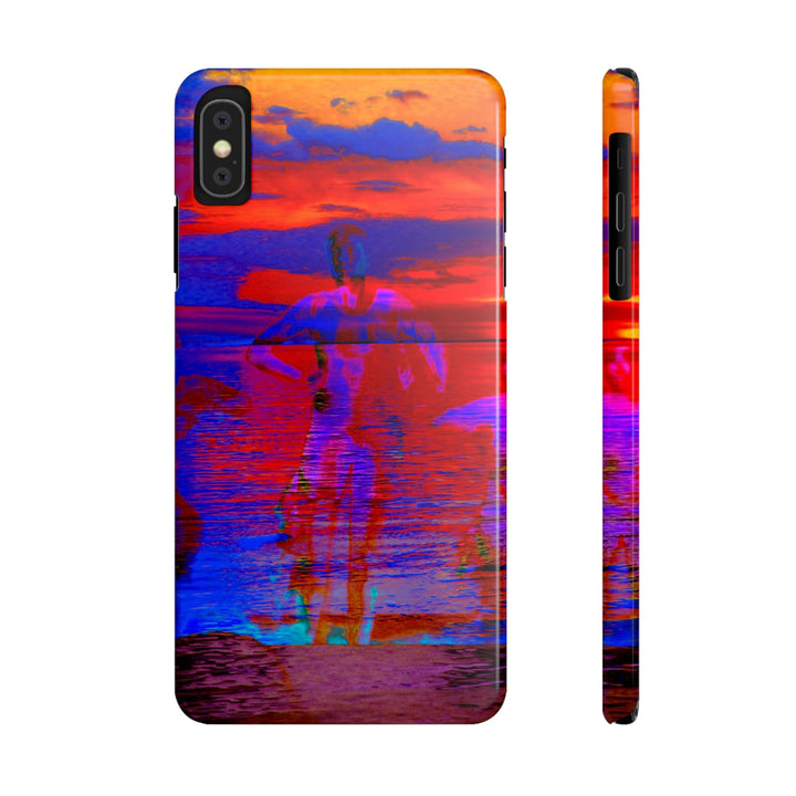 Slim Cute Phone Cases for Iphone | iPhone 15 Case | iPhone 15 Pro Max, Iphone 14 Case, Iphone 14 Pro Max, Iphone 13, Red Blue Sunset - Studio40ParkLane