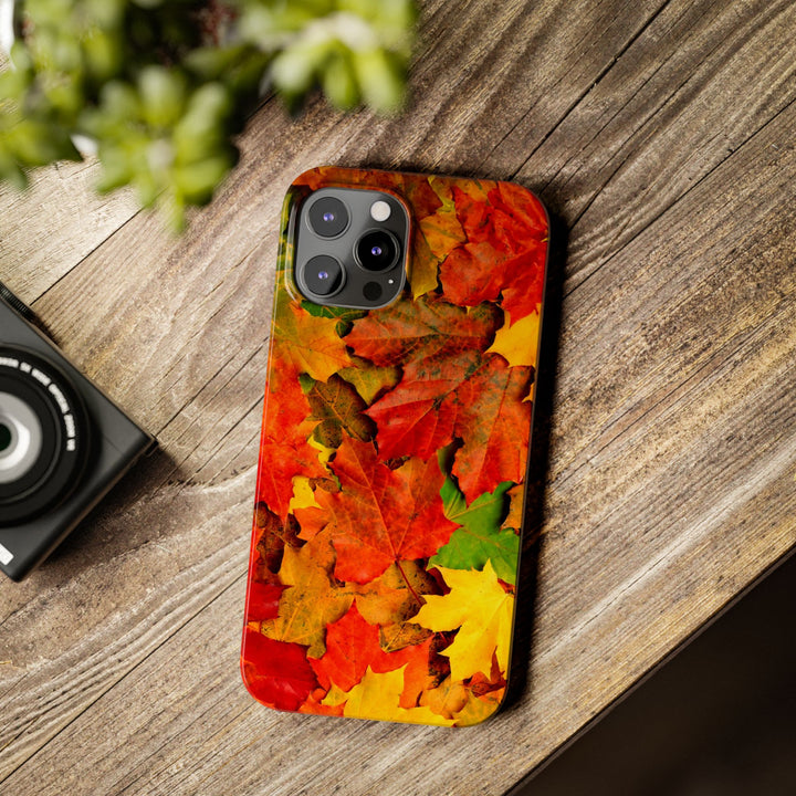 Slim Fall Leaves Slim Cute Phone Cases for Iphone | iPhone 15 Case | iPhone 15 Pro Max Case, Iphone 14, Iphone 14 Pro Max, Iphone 13 - Studio40ParkLane