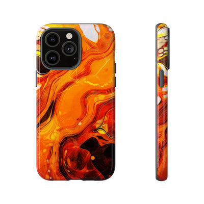 Impact Resistant, Fall Colors Marble, Cute Phone Cases for Samsung S24, S23, S22, S21, IPhone 15 pro Iphone 14 pro Iphone 13 IPhone 12 Iphone 11