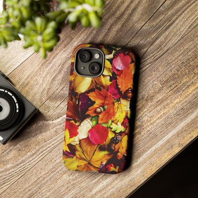 Aesthetic Tough Fall Leaves Foliage Premium Phone Case - For iPhone 17 Pro Max iPhone 16 Pro iPhone 15 Iphone 14 Plus 13 Pro 12 11 10 XR - Studio40ParkLane