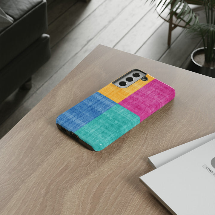Impact Resistant, Colored Shapes, Cute Phone Cases for Samsung S24, S23, S22, S21, IPhone 15 pro Iphone 14 pro Iphone 13 IPhone 12 Iphone 11 - Studio40ParkLane