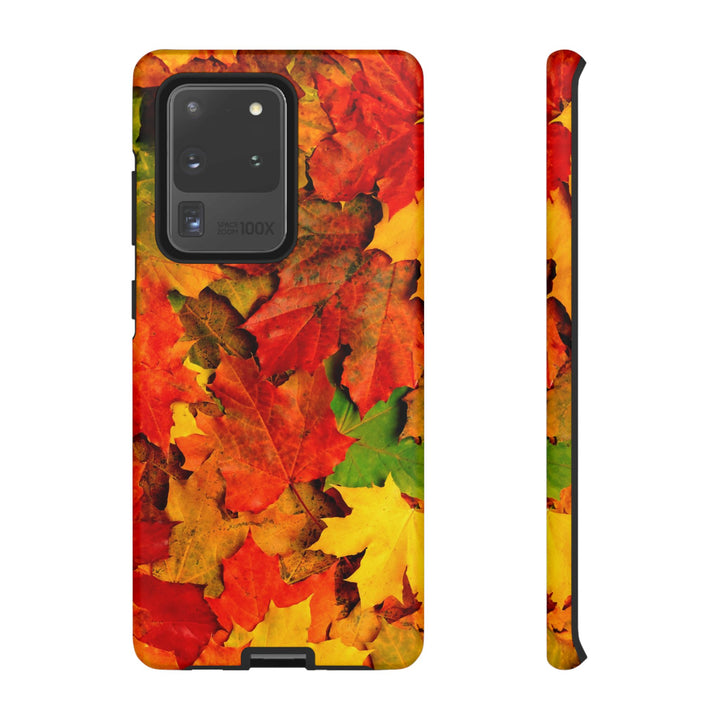Fall Leaves Impact Resistant, Cute Phone Cases for Samsung S24, S23, S22, S21, IPhone 15 pro Iphone 14 pro Iphone 13 IPhone 12 Iphone 11 - Studio40ParkLane