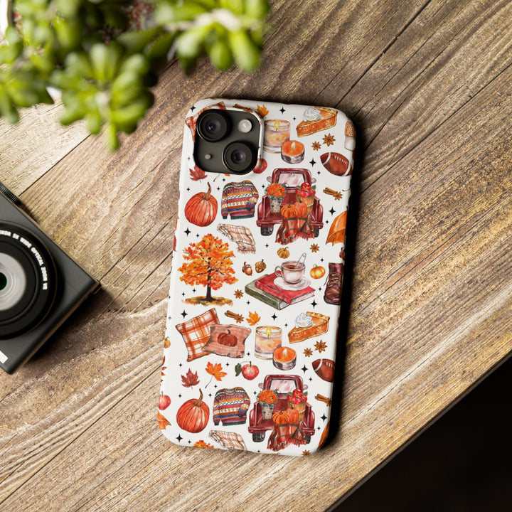 Slim Cute Fall Phone Cases Gift for Her Coquette Collage for Iphone 16 | iPhone 15 Case | iPhone 15 Pro Max Case, Iphone 14 Case, Iphone 13, Slim - Studio40ParkLane