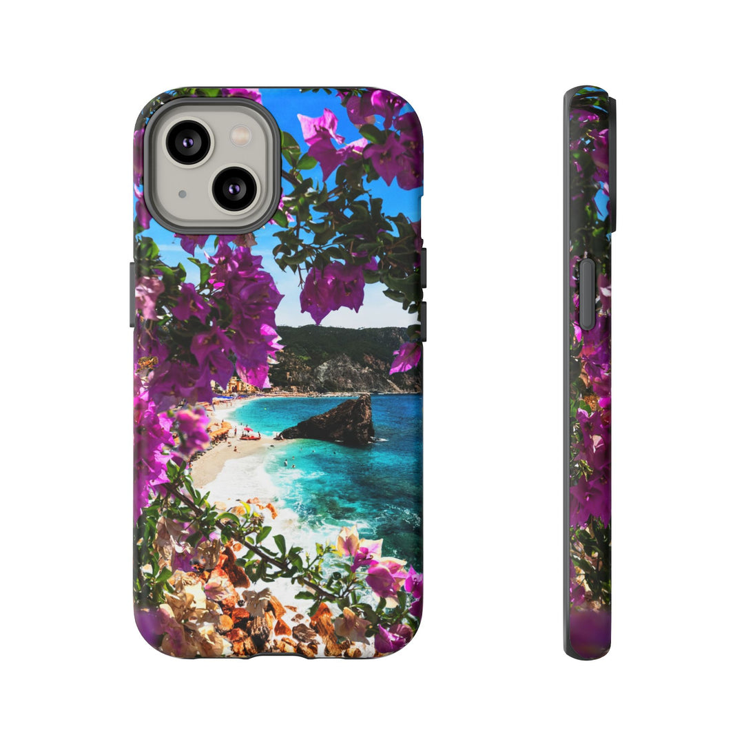Impact Resistant, Bougainvillea Seaview, Cute Phone Cases for Samsung S24, S23, S22, S21, IPhone 15 pro Iphone 14 pro Iphone 13 IPhone 12 Iphone 11 - Studio40ParkLane