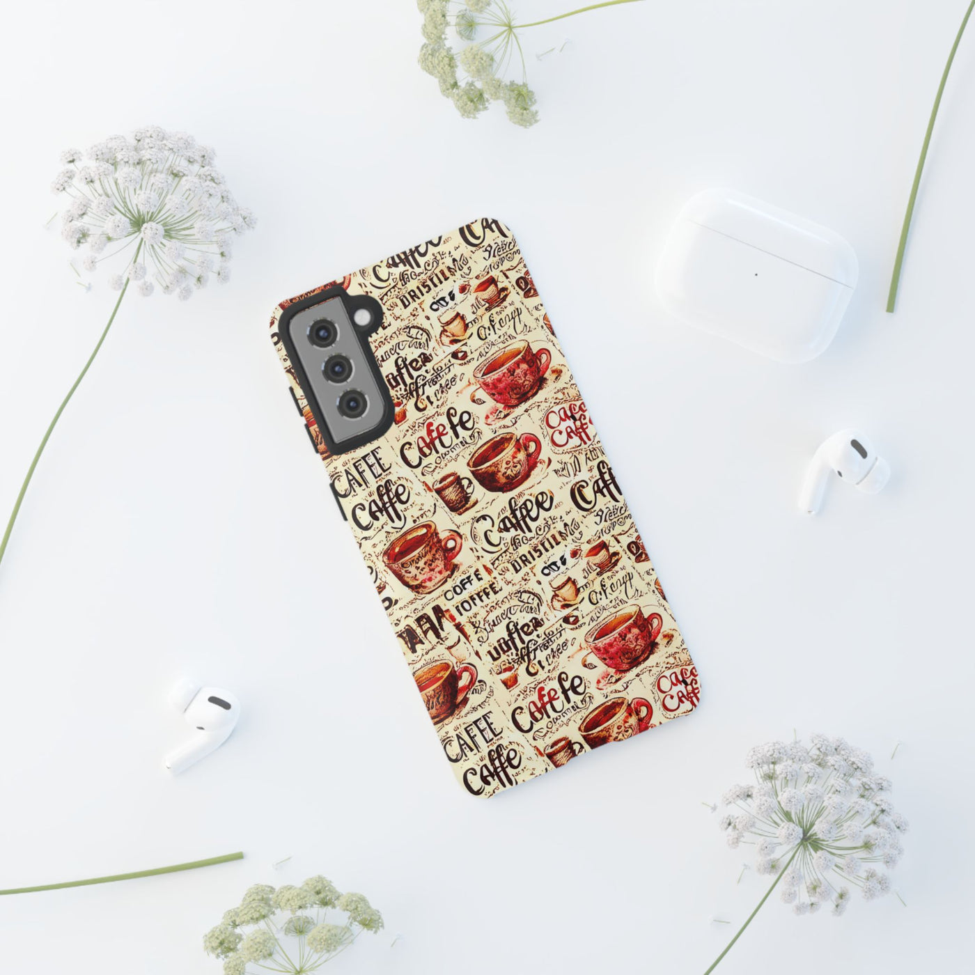 Impact Resistant, Paris Bistro Cafe, Cute Phone Cases for Samsung S24, S23, S22, S21, IPhone 15 pro Iphone 14 pro Iphone 13 IPhone 12 Iphone 11