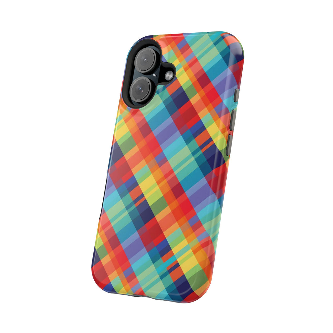 Checkered Plaid Magsafe Gift for Her Cute Phone Case for Iphone, | iPhone 16 | iPhone 15 Pro Max, Iphone 14 Pro Max, 13 12 11 10 9 8 7 - Studio40ParkLane