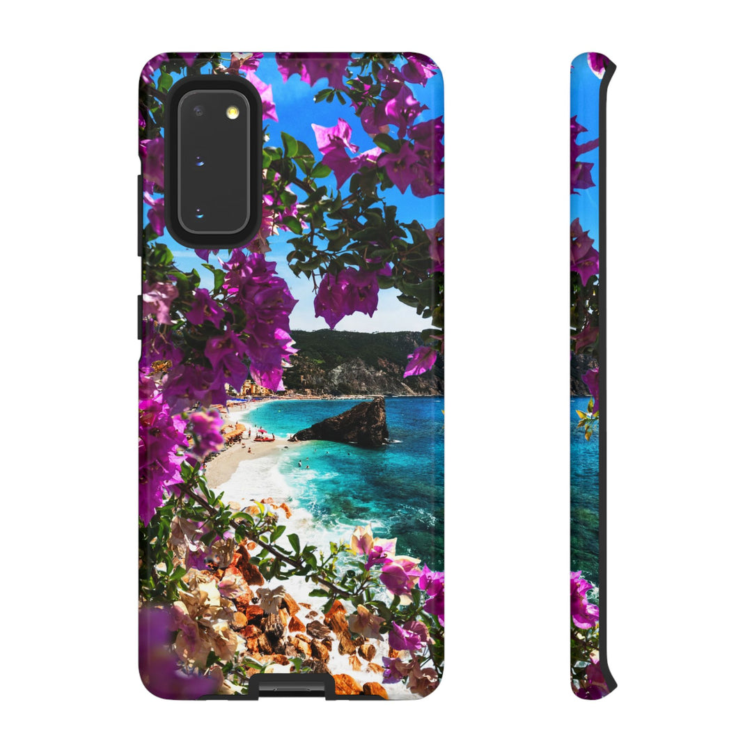 Impact Resistant, Bougainvillea Seaview, Cute Phone Cases for Samsung S24, S23, S22, S21, IPhone 15 pro Iphone 14 pro Iphone 13 IPhone 12 Iphone 11 - Studio40ParkLane