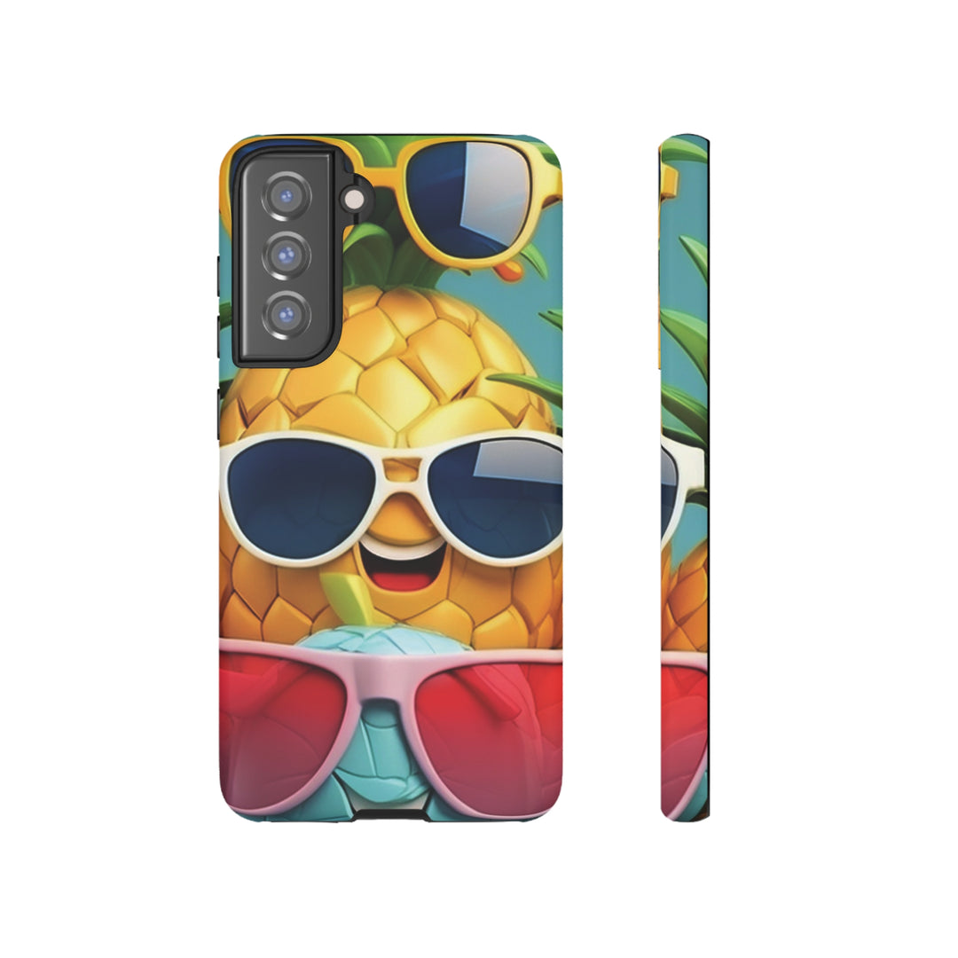Cute Samsung Phone Case | Aesthetic Samsung Phone Case | Galaxy S23, S22, S21, S20 | Summer Pineapple Fruit, Protective Phone Case - Studio40ParkLane