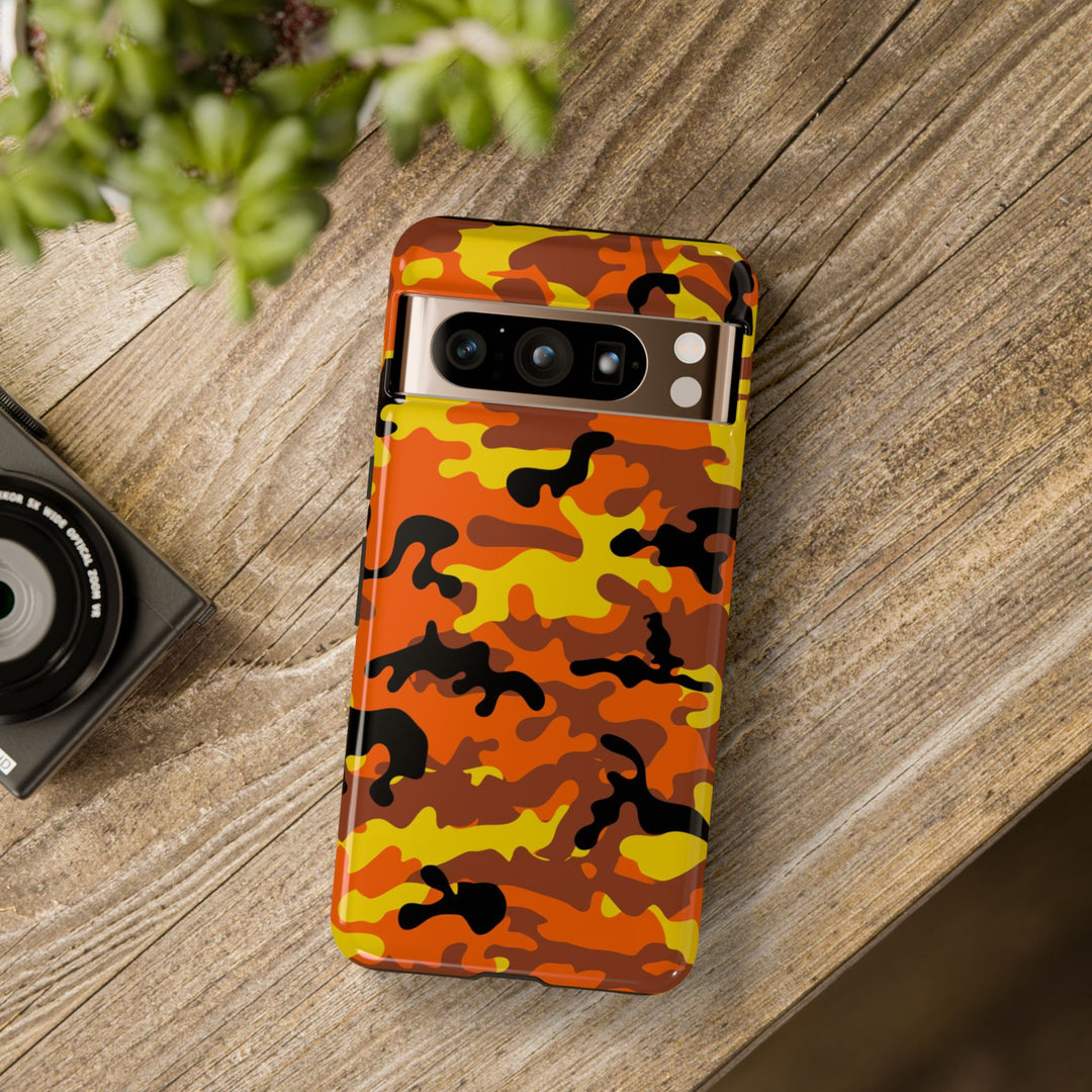 Impact Resistant, Fall camo Camouflage, Cute Phone Cases for Samsung S24, S23, S22, S21, IPhone 15 pro Iphone 14 pro Iphone 13 IPhone 12 Iphone 11 - Studio40ParkLane