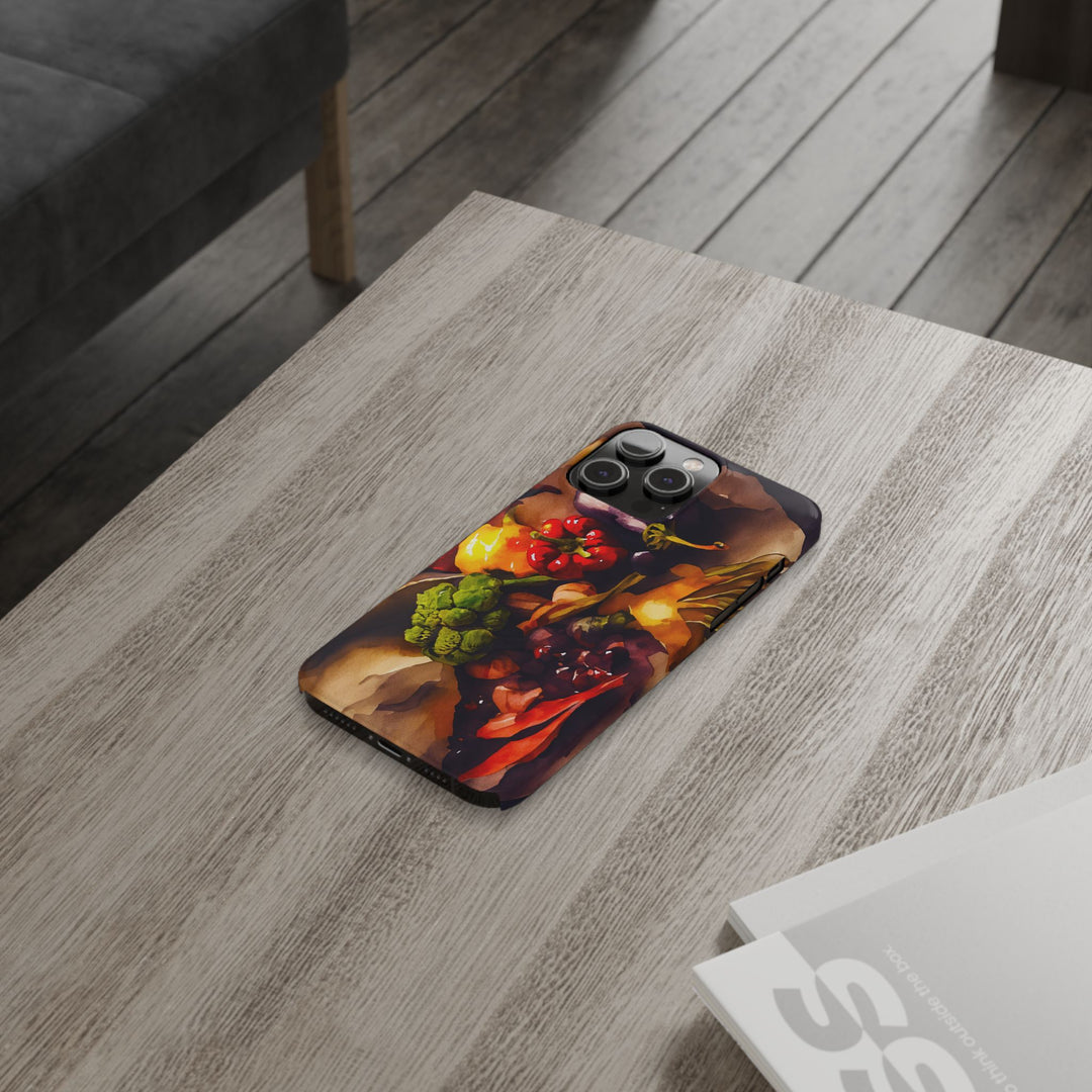 Slim Fall Farm Vegetables Cute Phone Cases for Iphone | iPhone 15 Case | iPhone 15 Pro Max Case, Iphone 14, Iphone 14 Pro Max, Iphone 13 - Studio40ParkLane