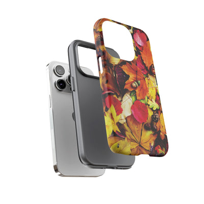 Aesthetic Tough Fall Leaves Foliage Premium Phone Case - For iPhone 17 Pro Max iPhone 16 Pro iPhone 15 Iphone 14 Plus 13 Pro 12 11 10 XR - Studio40ParkLane