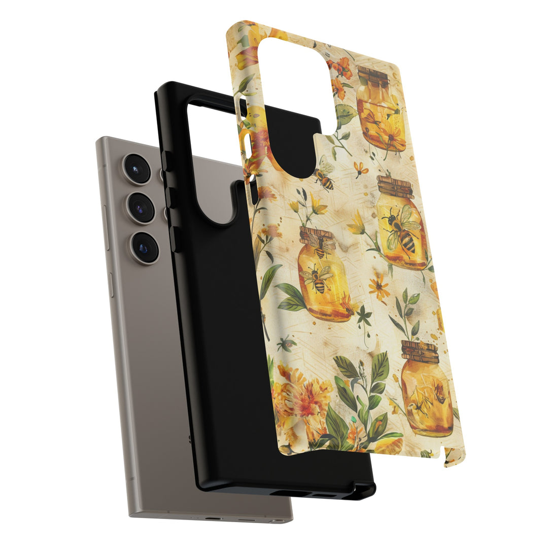 Impact Resistant, Honey Bees, Cute Phone Cases for Samsung S24, S23, S22, S21, IPhone 15 pro Iphone 14 pro Iphone 13 IPhone 12 Iphone 11 - Studio40ParkLane