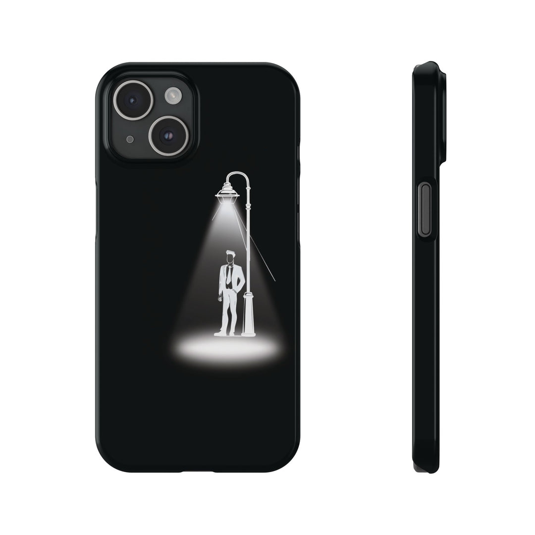 Slim Mystery Man Spotlight Gift for Her Cute Phone Cases for Iphone 16 Pro Max | iPhone 15 Case | iPhone 15 Pro Max Case, Iphone 14, 13, 12, 11, 10, 8, 7 - Studio40ParkLane
